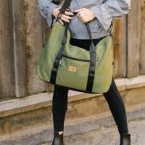 Zyia Olive Tour Padded Weekend Duffel